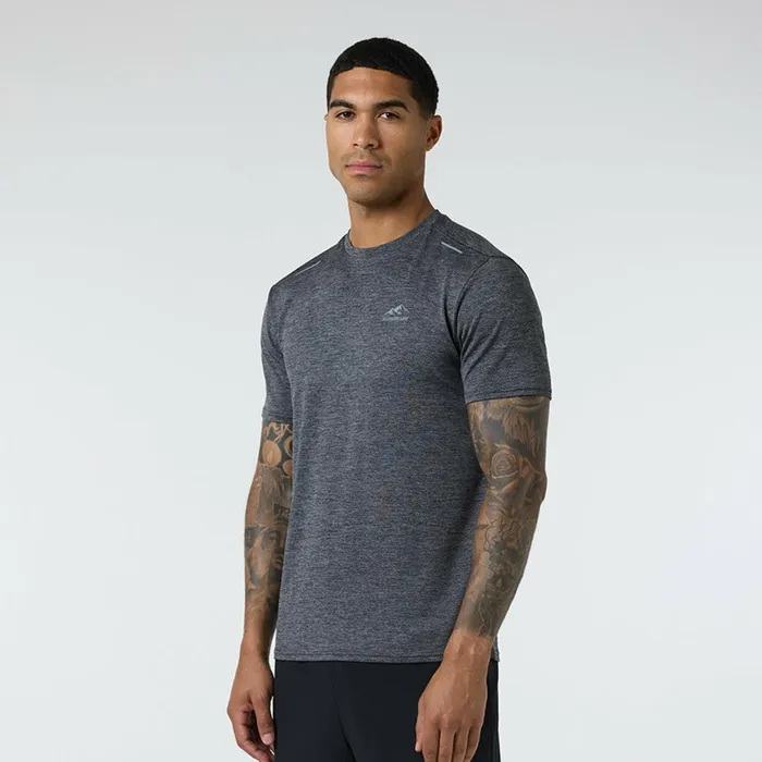 Closure London Space Dye Performance TShirt Charcoal Men TShirts