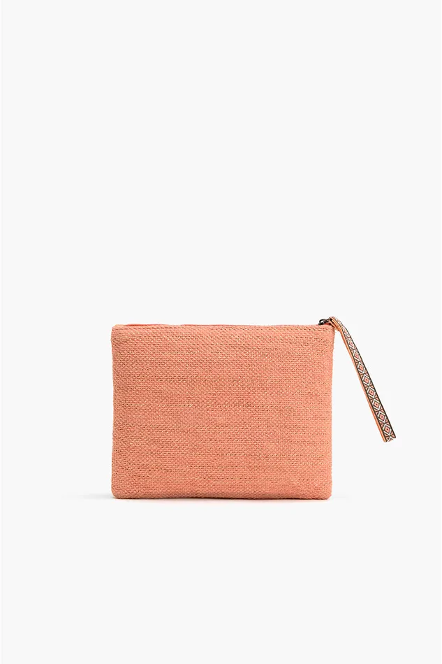 Clutches Orange Bee Wristlets HandWoven Jacquard Design America and Beyond Women