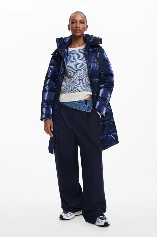 Coats And Jackets Women Desigual Coat Blue