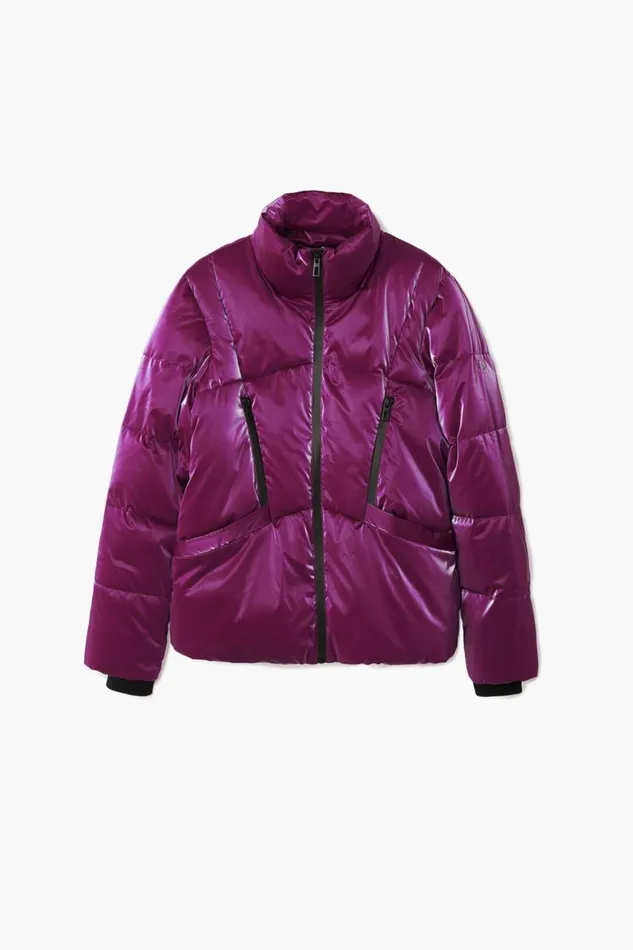 Coats And Jackets Women Desigual Padded Coat With Hood Red