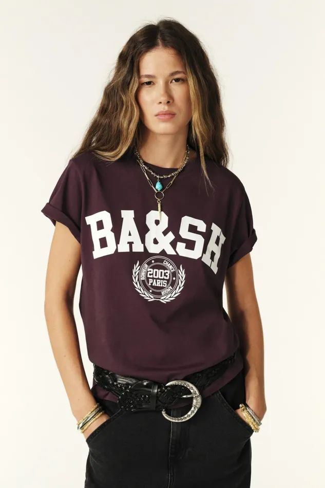 College Style TShirt Ioni Red Women Baandsh TShirts and Tank Tops