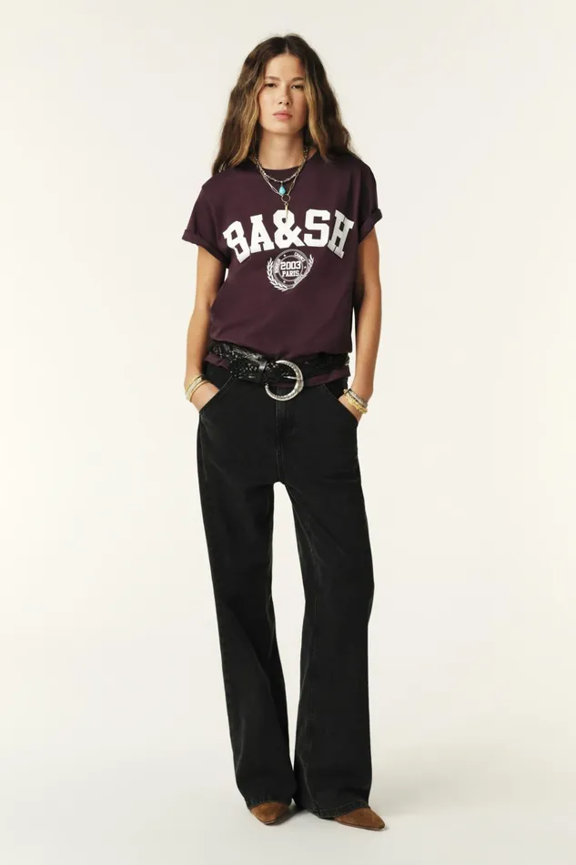 College Style TShirt Ioni Red Women Baandsh TShirts and Tank Tops