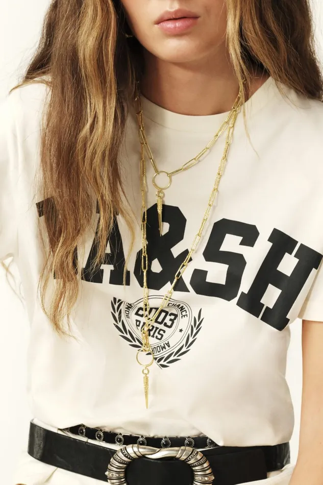 College Style TShirt Ioni Red Women Baandsh TShirts and Tank Tops