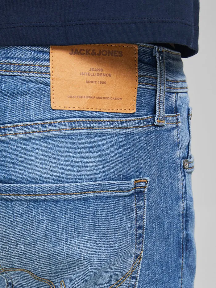 Comfort Jeans JACK and JONES Mens MIKE ORIGINAL AM 815 COMFORT FIT JEANS Blue Blue Denim