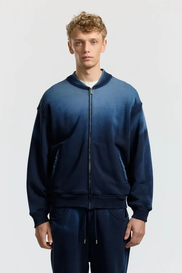 COTTON CITIZEN Berlin Bomber Jacket Navy Cast Men Sweatshirts COTTON CITIZEN Berlin Bomber Jacket Navy Cast Men Sweatshirts
