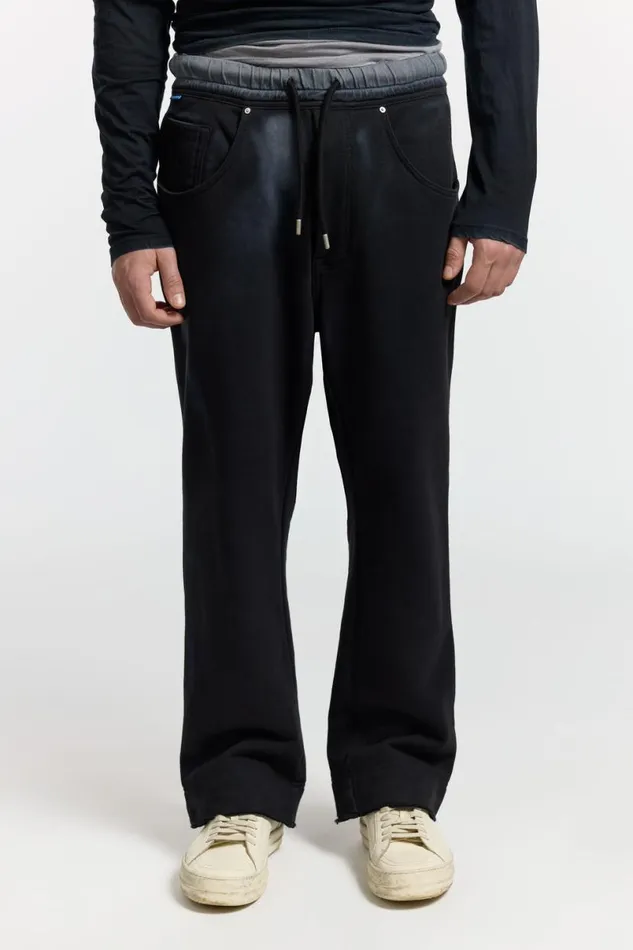 COTTON CITIZEN Berlin Trouser Black Cast Men Sweatpants