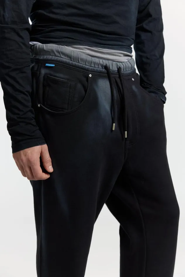 COTTON CITIZEN Berlin Trouser Black Cast Men Sweatpants COTTON CITIZEN Berlin Trouser Black Cast Men Sweatpants