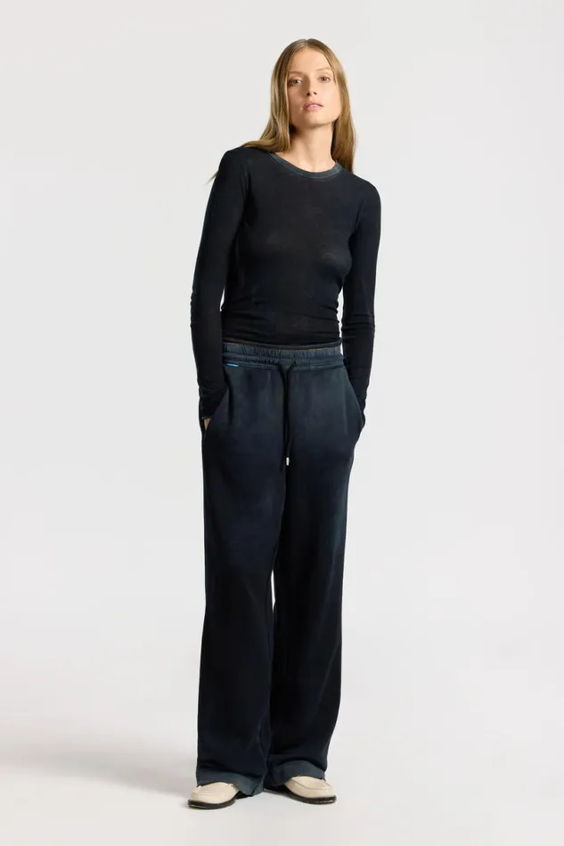 COTTON CITIZEN Boston Trouser Vintage Black Women Sweatpants COTTON CITIZEN Boston Trouser Vintage Black Women Sweatpants