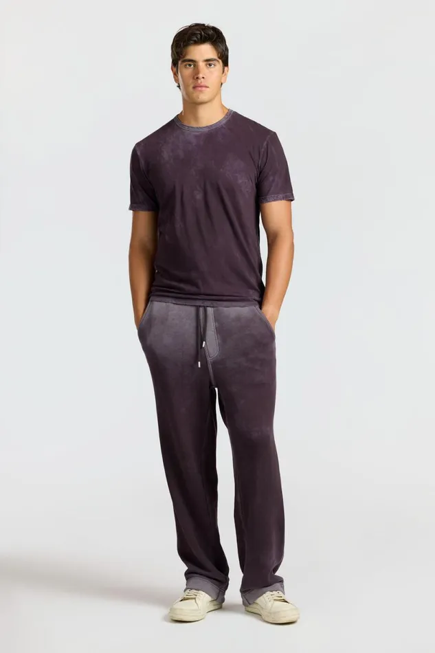 COTTON CITIZEN Classic Crewneck Tee Vintage Eggplant Men Tees