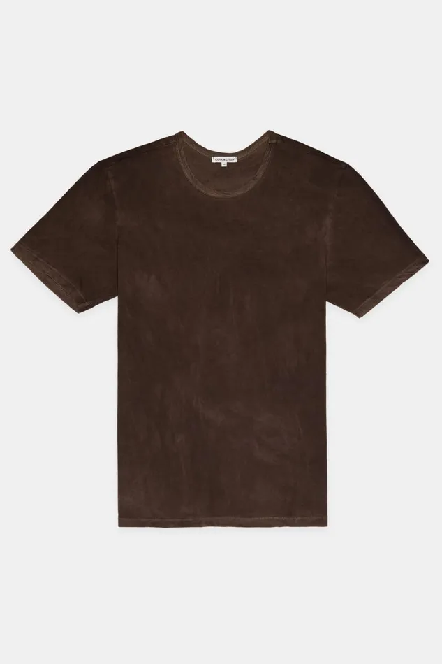 COTTON CITIZEN Classic Crewneck Tee Vintage Espresso Men Tees