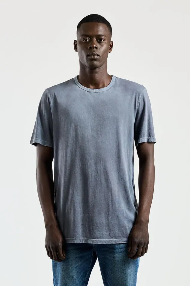 COTTON CITIZEN Classic Crewneck Tee Vintage Natural Blue Men Tees