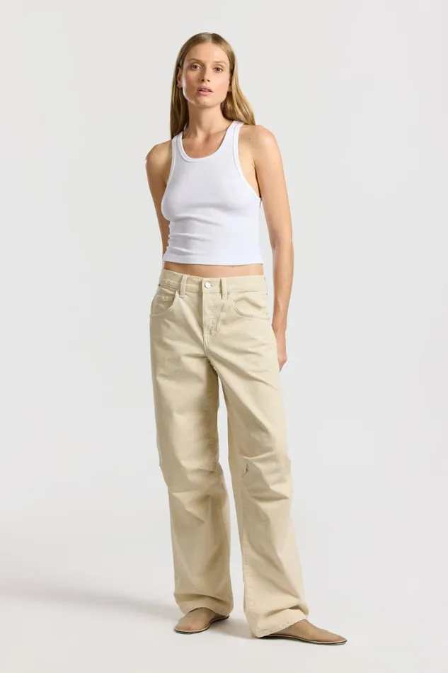 COTTON CITIZEN Mila Pant Ecru Women Pants