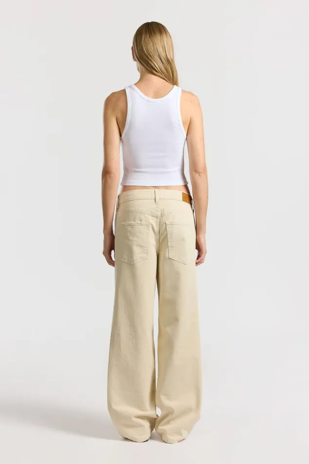 COTTON CITIZEN Mila Pant Ecru Women Pants