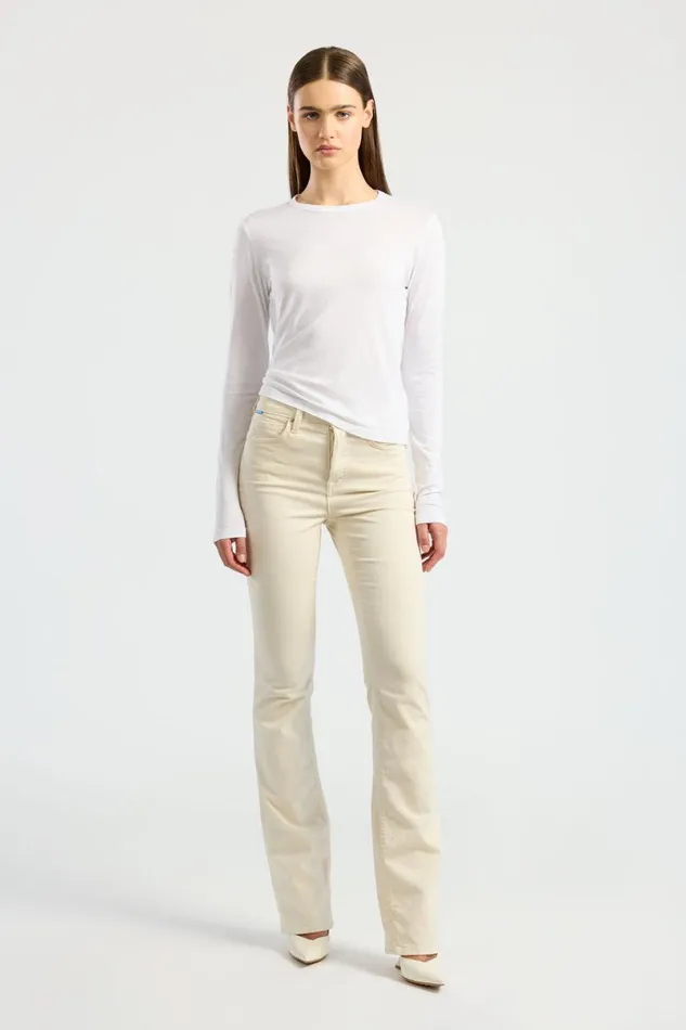 COTTON CITIZEN Standard Long Sleeve Shirt White Women Shirts COTTON CITIZEN Standard Long Sleeve Shirt White Women Shirts