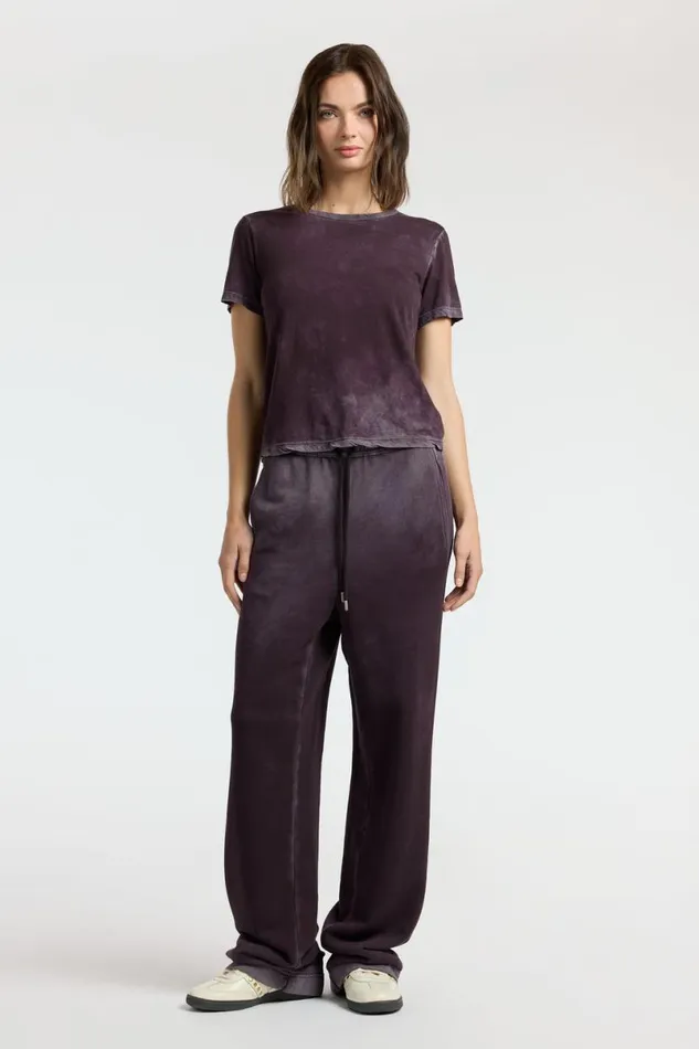 COTTON CITIZEN Standard Tee Vintage Eggplant Women Tees COTTON CITIZEN Standard Tee Vintage Eggplant Women Tees