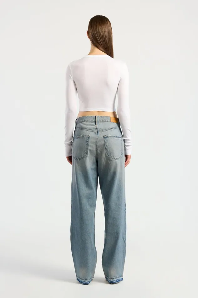 COTTON CITIZEN Verona Crop Shirt White Women Shirts