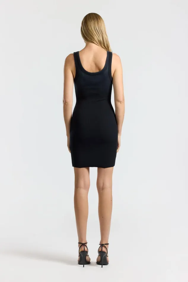 COTTON CITIZEN Verona Mini Dress Black Cast Women Dresses Skirts COTTON CITIZEN Verona Mini Dress Black Cast Women Dresses Skirts