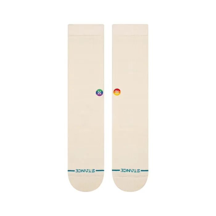 Cotton Crew Socks Encircle White MenWomen Stance Crew