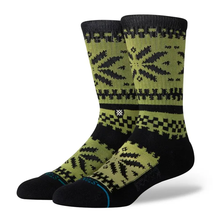 Cotton Crew Socks Eureka 8211 Green MenWomen Stance Crew