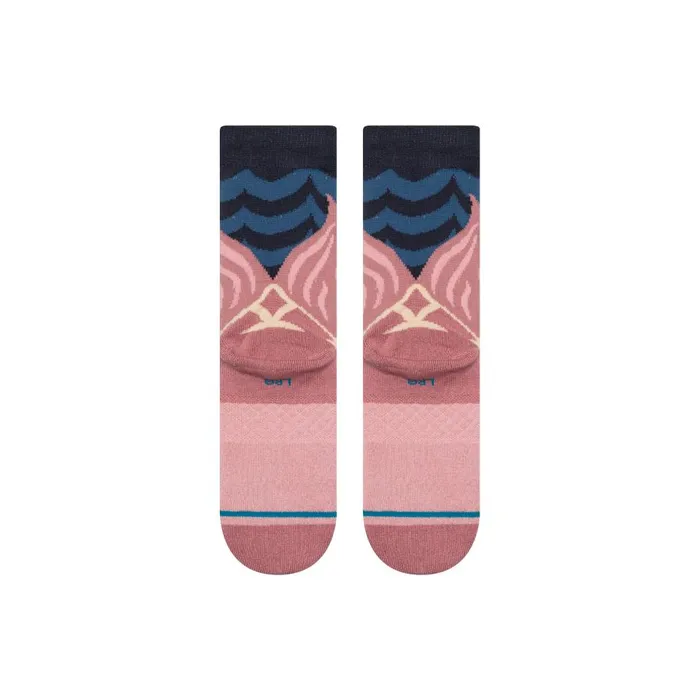 Cotton Crew Socks Make A Splash 8211 Dustyrose Kids Stance Kids