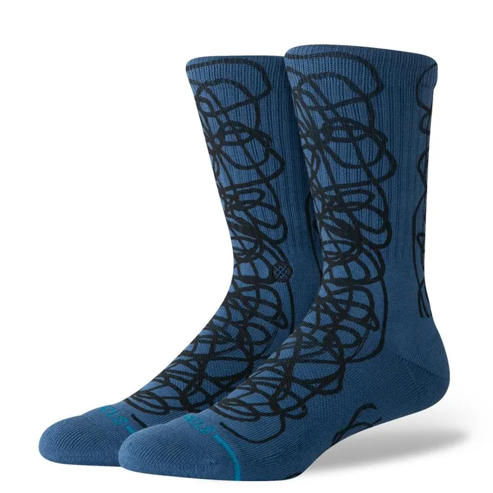 Cotton Crew Socks Seamless 8211 Darkroyal MenWomen Stance Crew