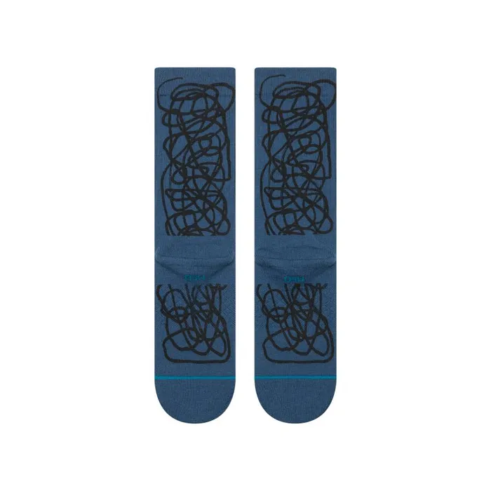 Cotton Crew Socks Seamless 8211 Darkroyal MenWomen Stance Crew
