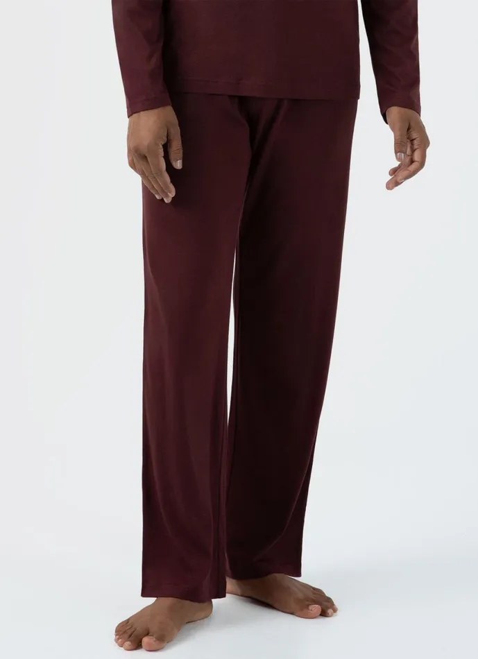 Cotton Modal Lounge Pant Maroon Men SUNSPEL Loungewear and Sleepwear