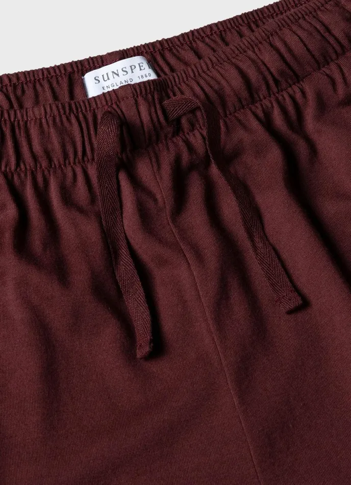 Cotton Modal Lounge Pant Maroon Men SUNSPEL Loungewear and Sleepwear