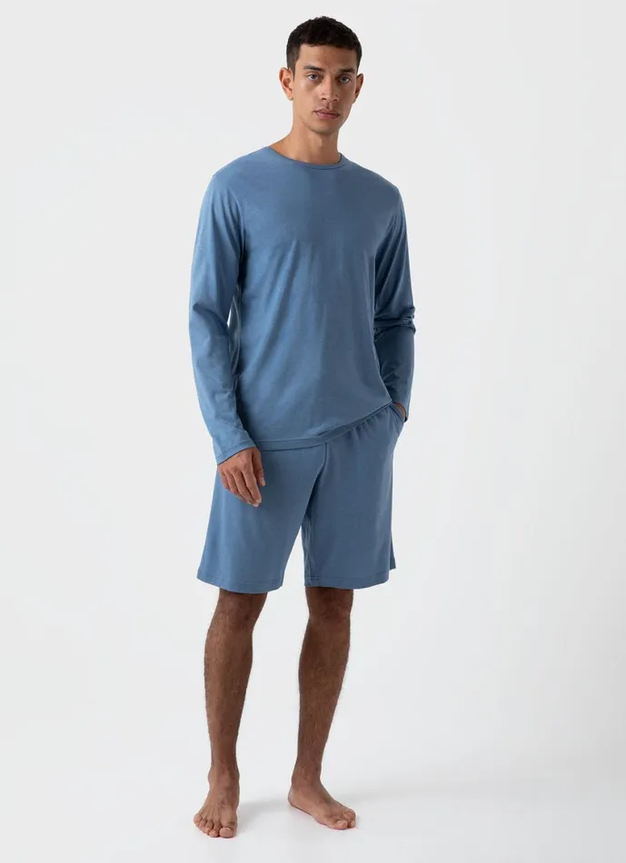Cotton Modal Lounge Shorts Bluestone Men SUNSPEL Shorts