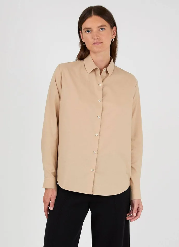 Cotton Shirt Stone Women SUNSPEL Shirts and Blouses