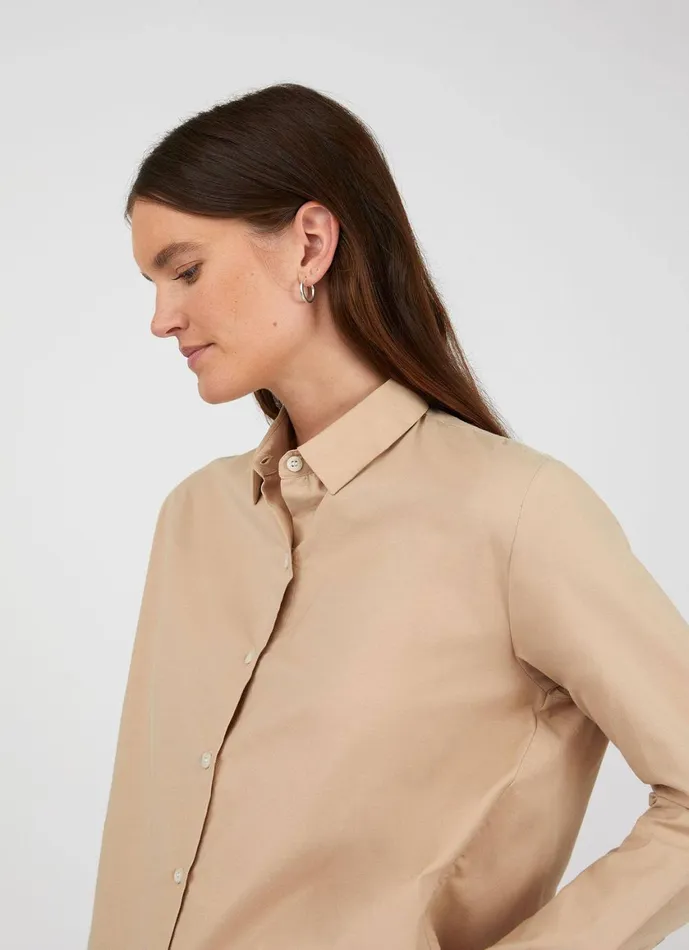 Cotton Shirt Stone Women SUNSPEL Shirts and Blouses