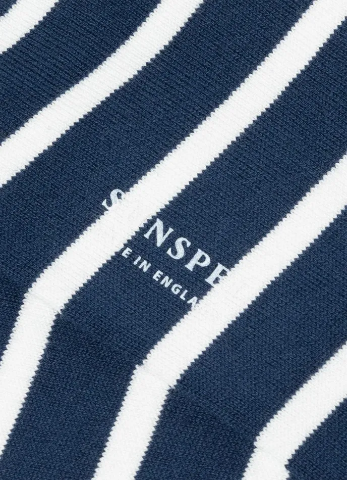 Cotton Socks Coastecru Breton Stripe Men SUNSPEL Socks