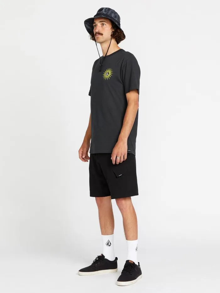 Country Days Hybrid Shorts 8211 Black Mens Volcom Hiking