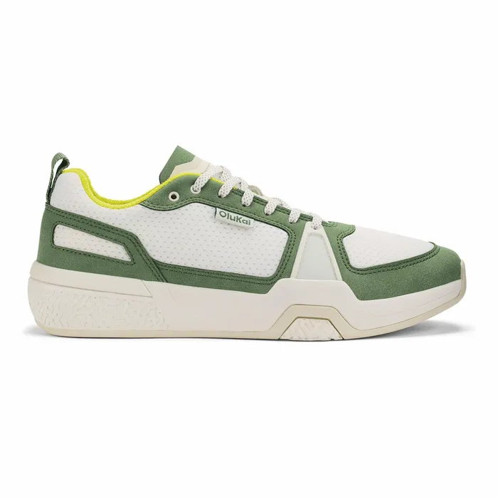 Court Men Olukai Anau Pickleball Shoes 8211 Bright White Leaf