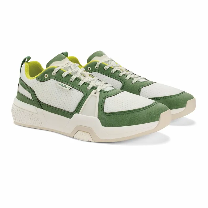 Court Men Olukai Anau Pickleball Shoes 8211 Bright White Leaf
