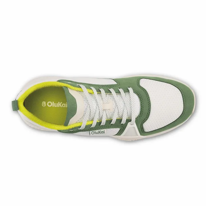 Court Men Olukai Anau Pickleball Shoes 8211 Bright White Leaf