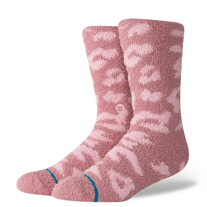 Cozy Crew Socks Purrfect 8211 Dustyrose Women Stance Crew
