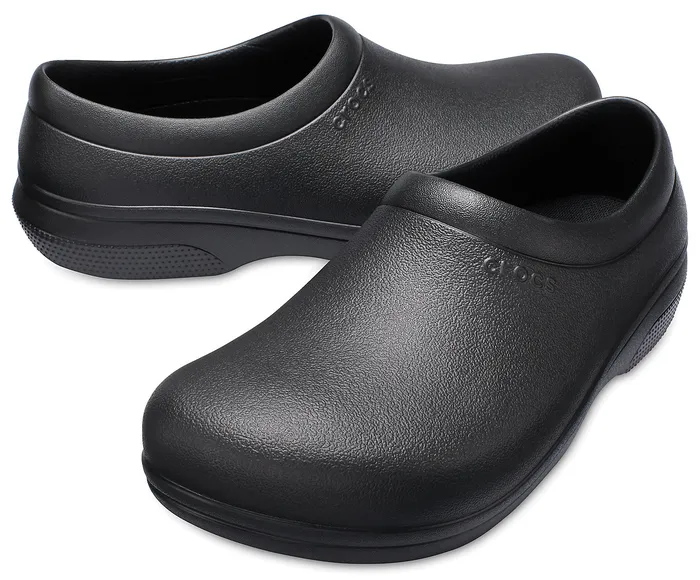 Crocs Clogs WomenMen Crocs OnTheClock Work SlipOn Black