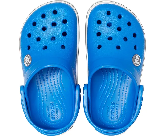 Crocs Kids Crocband Clog Bright Cobalt Charcoal GirlsBoys Clogs