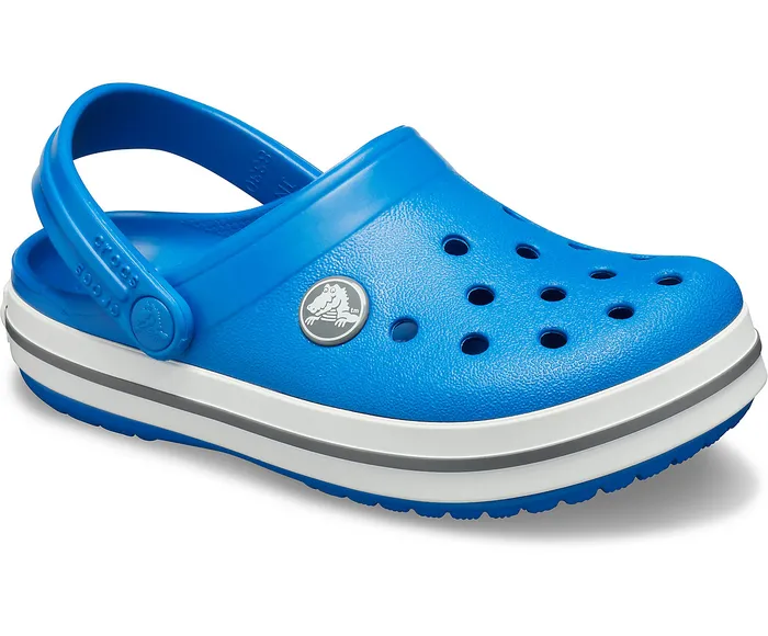 Crocs Kids Crocband Clog Bright Cobalt Charcoal GirlsBoys Clogs