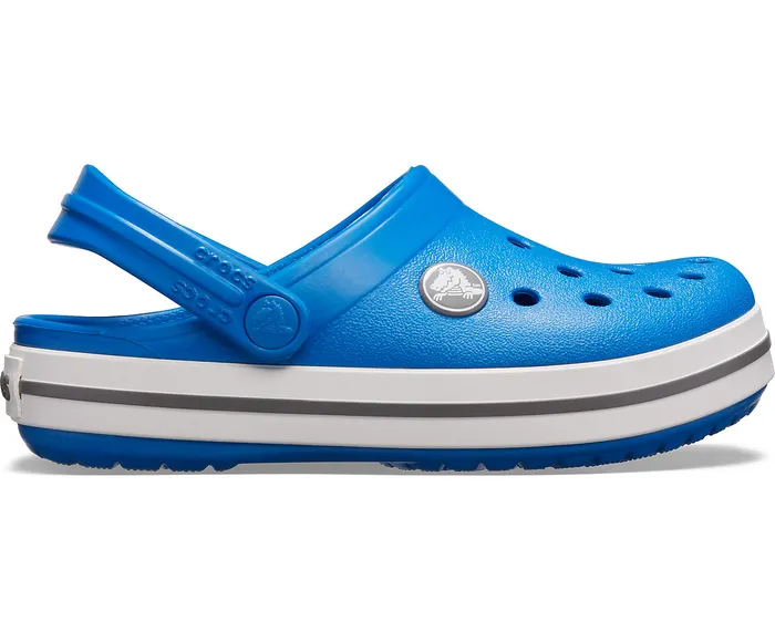 Crocs Kids Crocband Clog Bright Cobalt Charcoal GirlsBoys Clogs