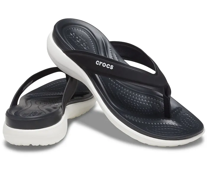 Crocs Sandals Women Capri V Sporty Flip Black