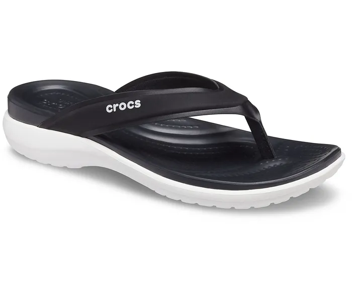 Crocs Sandals Women Capri V Sporty Flip Black