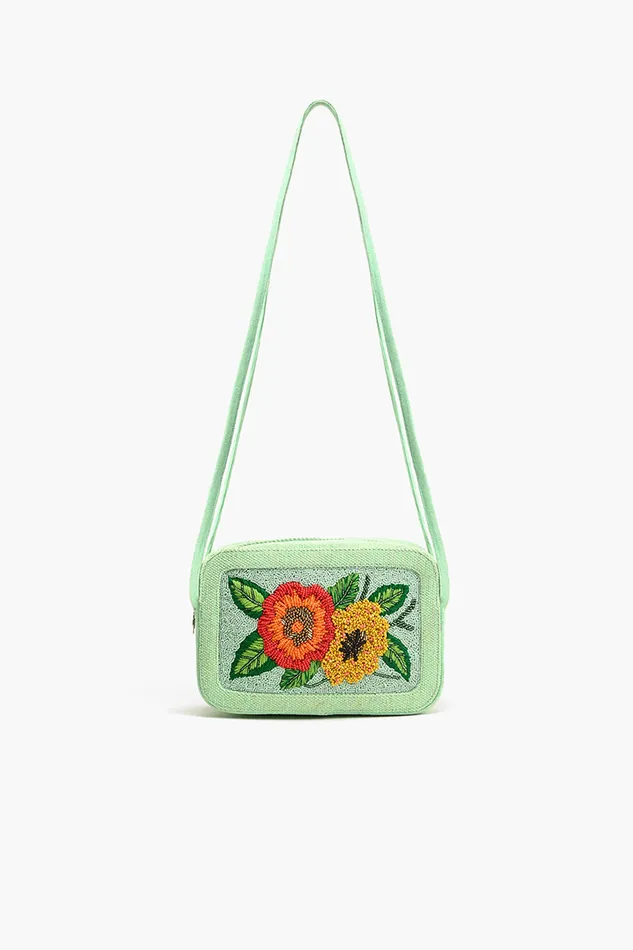Crossbody Bags Women America and Beyond Tranquil Twinflower Crossbody Bag