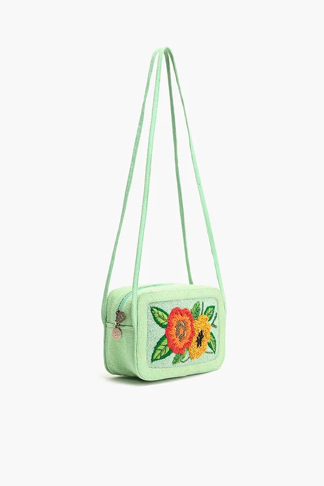 Crossbody Bags Women America and Beyond Tranquil Twinflower Crossbody Bag