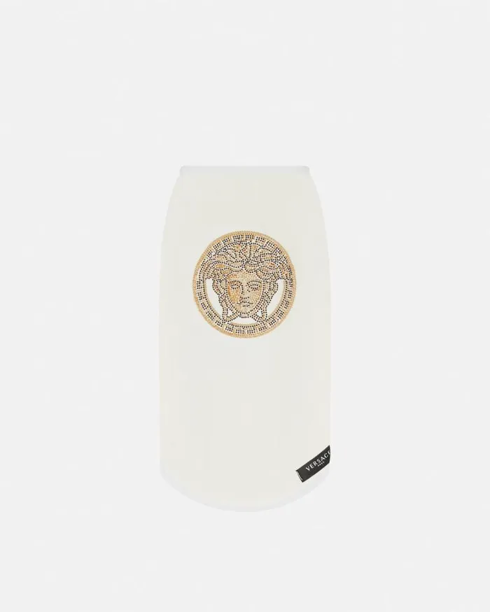 Crystal Medusa Small Pet TShirt White Home and Lifestyle Versace Pet Accessories