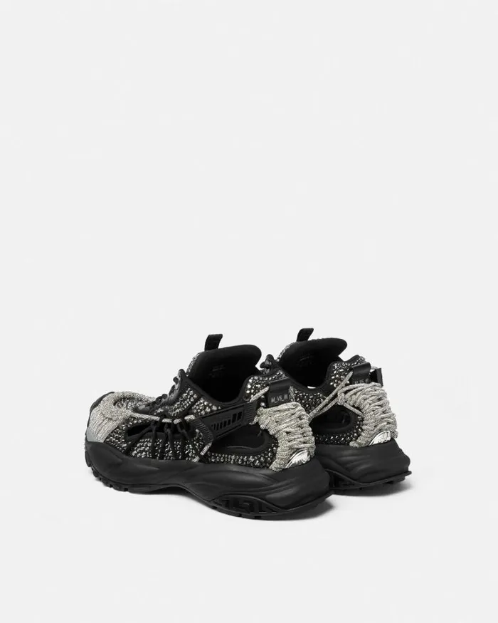Crystal Versace Mercury MVS01 Trainers Black Men Versace Sneakers