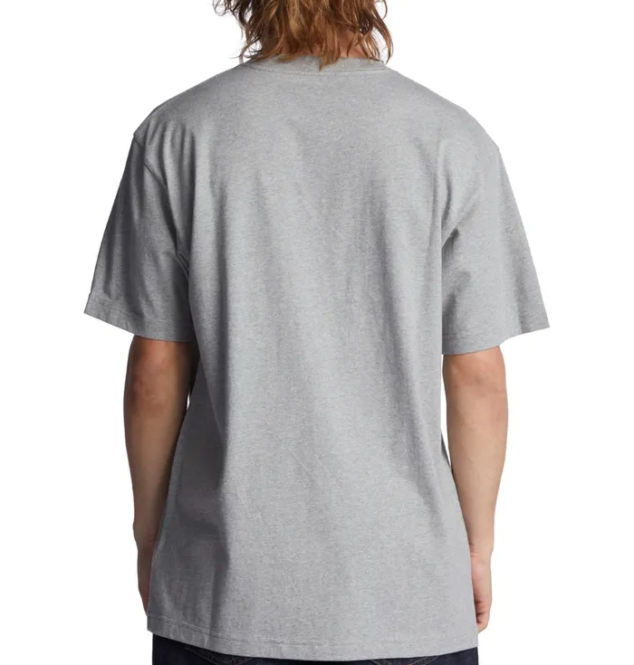 DC Shoes TShirts Men DC Star Fill Heritage TShirt heather greywarm ice dye