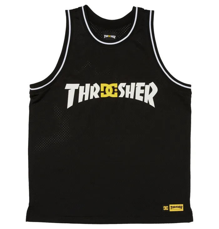 DC Shoes Thrasher DC Basketball Jersey black Men TShirts
