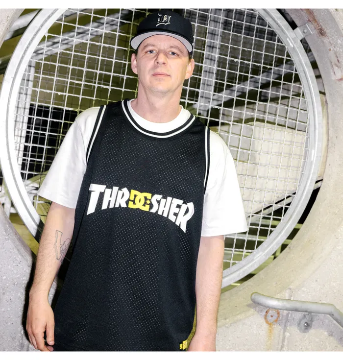 DC Shoes Thrasher DC Basketball Jersey black Men TShirts